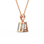 Classic A Diamond Initial Pendant