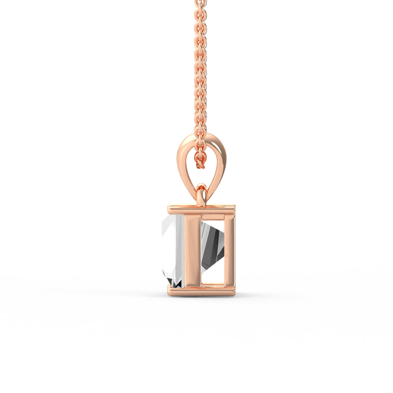 Classic A Diamond Initial Pendant