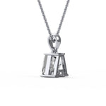 Classic A Diamond Initial Pendant