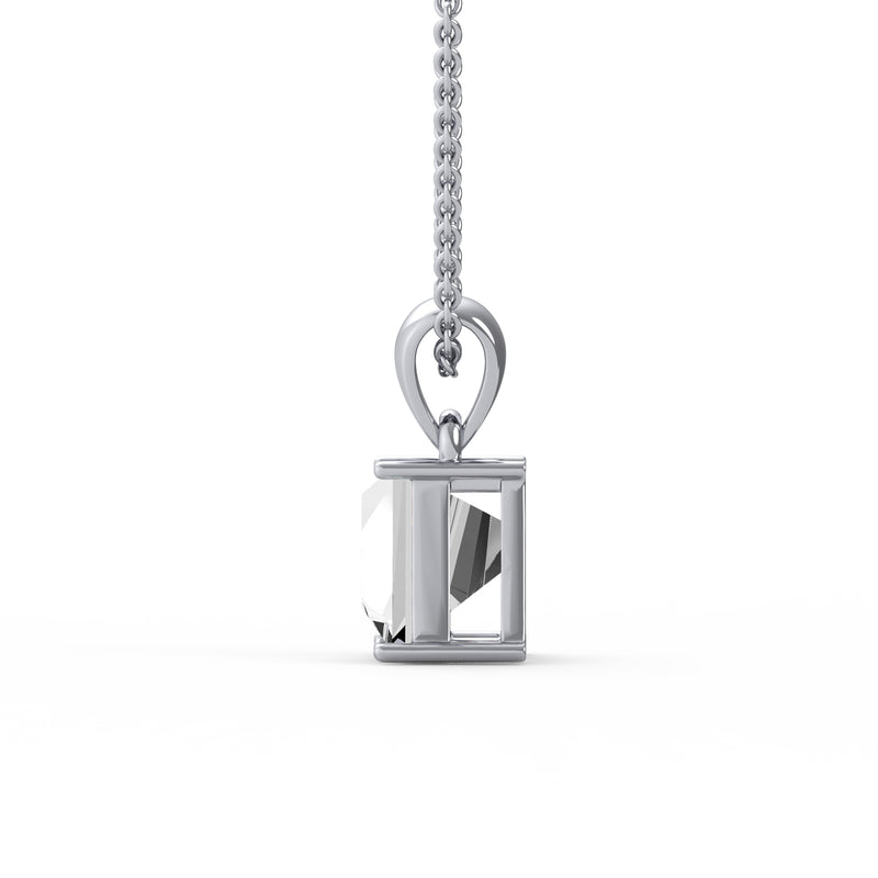Classic A Diamond Initial Pendant