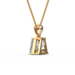 Classic A Diamond Initial Pendant