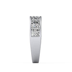 Princess Cut Channel Ring