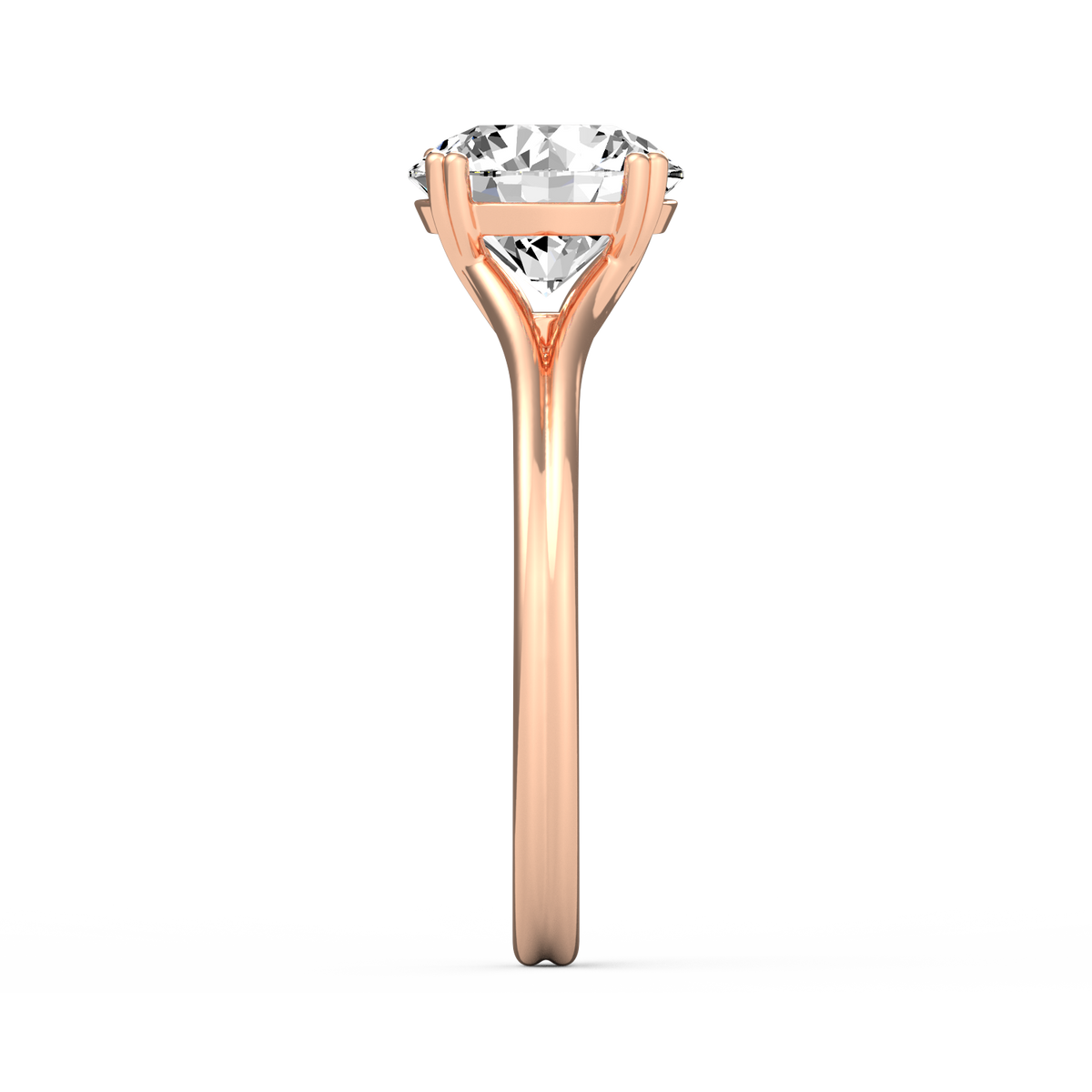 Round 3ct Classic Solitaire Ring R-626