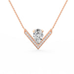 Pear Diamond Accent Pendant