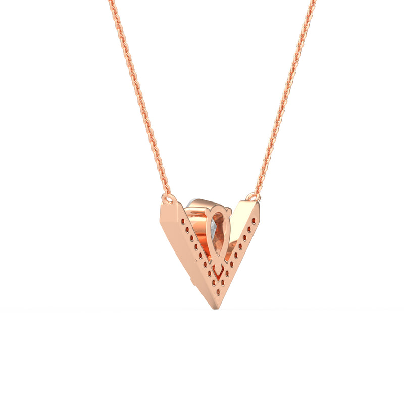 Pear Diamond Accent Pendant