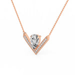 Pear Diamond Accent Pendant