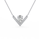 Pear Diamond Accent Pendant