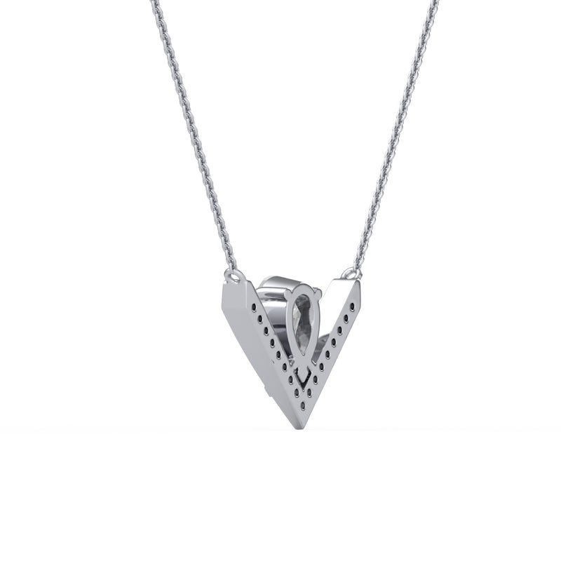 Pear Diamond Accent Pendant