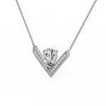Pear Diamond Accent Pendant
