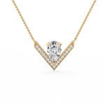 Pear Diamond Accent Pendant
