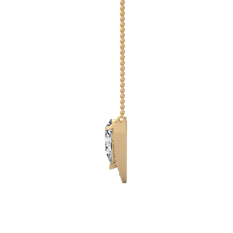 Pear Diamond Accent Pendant