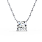 Classic Princess Diamond Pendant